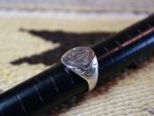 【U.S.NAVAJO 2/C. G. Wallace Trading Post】 Seal Ring c.1938～