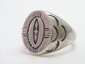【U.S.NAVAJO 2/C. G. Wallace Trading Post】 Seal Ring c.1938～