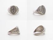 【U.S.NAVAJO 2/C. G. Wallace Trading Post】 Seal Ring c.1938～