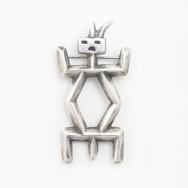 Vintage Navajo Casted Silver Figural Pin Brooch c.1940～ ➂