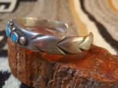 Vintage Navajo Godber Turquoise Row Cuff Bracelet  c.1950