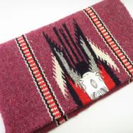 【Ganscraft】Atq Burgundy Chimayo Purse w/T-bird Concho c.1935