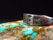 Antique Navajo 卍 Stamped Ingot Silver Men's Ring  c.1915～