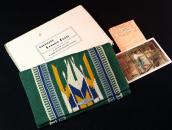 ビンテージ チマヨ織り オルテガ ガンズクラフト グリーン パース 緑 箱付き 1930年代 アンティーク ナバホ 刻印