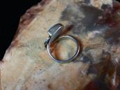 Antique Navajo or Pueblo Coiled Snake Silver Ring /TQ c.1940