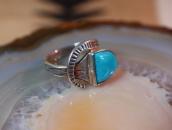 Antique Navajo or Pueblo Coiled Snake Silver Ring /TQ c.1940