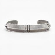 Vintage Navajo Lines Filed Heavy Triangle Wire Cuff c.1955～