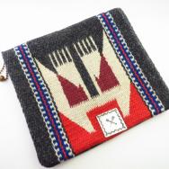 【Ganscraft】Atq Chimayo Purse w/Crossed Arrows Concho c.1940