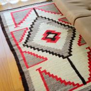 Antique Navajo Sadle Blanket Rug  c.1940～ 90/158