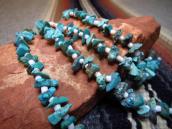 Vintage Single Strand Nugget Turquois Heishi Necklace c.1970