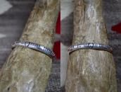 【NAVAJO GUILD】Vintage Stamped Half-Round Wire Cuff c.1945～