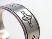 【NAVAJO GUILD】Vintage Stamped Heavy Ingot Silver Cuff c.1945