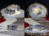 【NAVAJO GUILD】Vintage Stamped Heavy Ingot Silver Cuff c.1945