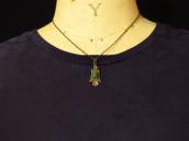 Antique Stamped Thunderbird Shape Small Fob Necklace c.1940～