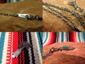 Antique Stamped Thunderbird Shape Small Fob Necklace c.1940～