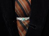 Antique Thunderbird Silver Tie Clip w/TQ  c.1940