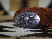 【Luke Billy Yazzie】"Navajo Pearl" Applique Pin & Top c.1950～