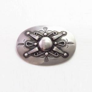 【Luke Billy Yazzie】"Navajo Pearl" Applique Pin & Top c.1950～