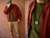 Antique Navajo Stamped Silver Pill Box Top Necklace  c.1930～