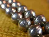 Vintage Navajo "Mercury Dime" Silver Beaded Necklace c.1960～