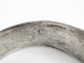 Antique Kewa/Navajo Owls Stamped Ingot Silver Cuff c.1920～