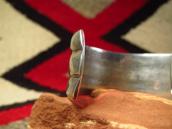 Antique Navajo or Pueblo Ribbed Silver Cuff Bracelet c.1935～