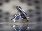 Vtg Navajo Split Shank Ring w/Gem Quality Turquoise c.1950～