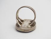 Vtg Split Shank Ring w/Hi-Grade Nevada Blue Turquoise c.1950