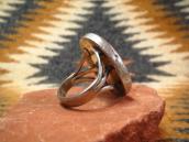 Vtg Split Shank Ring w/Hi-Grade Nevada Blue Turquoise c.1950