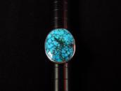 Vtg Split Shank Ring w/Hi-Grade Nevada Blue Turquoise c.1950