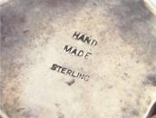 Vintage Navajo "HAND MADE" Moss Agate Top Necklace  c.1950～