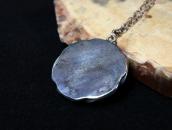 Vintage Navajo "HAND MADE" Moss Agate Top Necklace  c.1950～