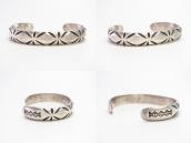 Vintage Navajo "Maisel's"? Stamped Heavy Silver Cuff c.1940～