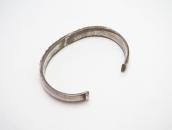 Historic Navajo Stamped & Filed Heavy Silver Cuff  c.1930～