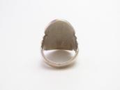 Vtg Zuni/Navajo Black Onyx Inlay Silver Men's Ring c.1955～