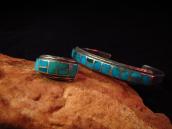 Vintage Zuni Channel Inlay Silver Ring  c.1960～
