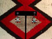 Atq Kewa Thunderbird/Batterybird Screw-back Earring  c.1940～
