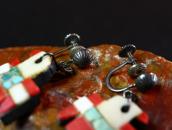 Atq Kewa Thunderbird/Batterybird Screw-back Earring  c.1940～