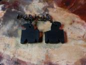 Atq Kewa Thunderbird/Batterybird Screw-back Earring  c.1940～