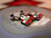 Atq Kewa Thunderbird/Batterybird Screw-back Earring  c.1940～