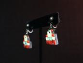 Atq Kewa Thunderbird/Batterybird Screw-back Earring  c.1940～