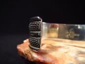 【Clendon Pete】 NAVAJO GUILD Style Heavy Cuff Bracelet  M-L