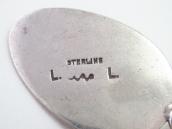 【Lewis Lomay】Hopi Vtg Cross Overlay Pendant/Necklace c.1960～