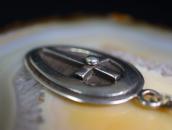 【Lewis Lomay】Hopi Vtg Cross Overlay Pendant/Necklace c.1960～