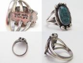 Vintage Navajo Gem Quality Turquoise Small Ring  c.1950
