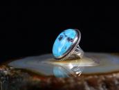 【Mark Chee】Vintage Ring w/High Dome Persian Turquoise c.1960