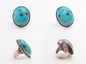 【Mark Chee】Vintage Ring w/High Dome Persian Turquoise c.1960