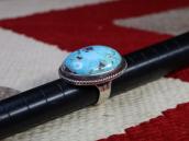 【Mark Chee】Vintage Ring w/High Dome Persian Turquoise c.1960