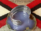 Antique Navajo Double Reposed Ingot Silver Wide Cuff c.1930～