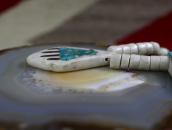 Antique Kewa/Santo Domingo Three Tone T-bird Necklace c.1930